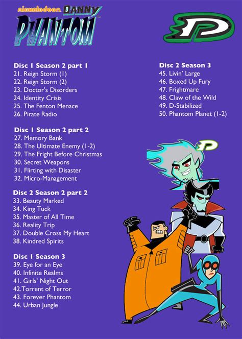 danny phantom episode list